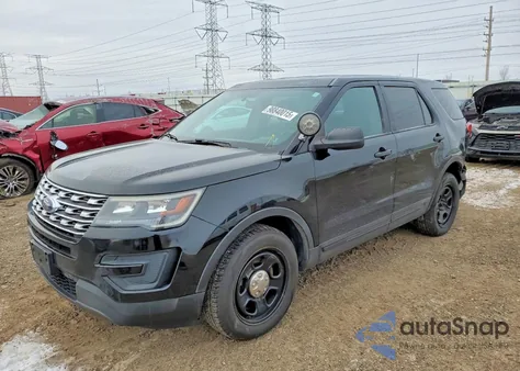 2017 Ford Explorer Police Interceptor from USA, damaged, VIN 1FM5K8AR1HGC86113